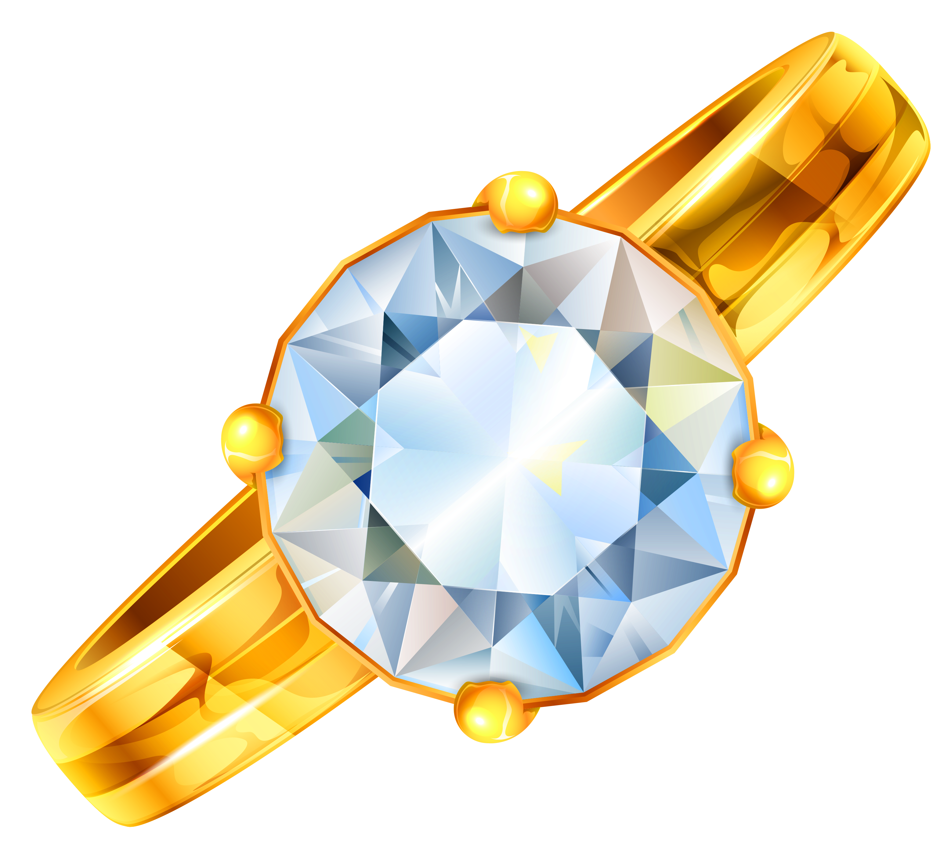 Gold_Ring_with_Diamond_PNG_Clipart